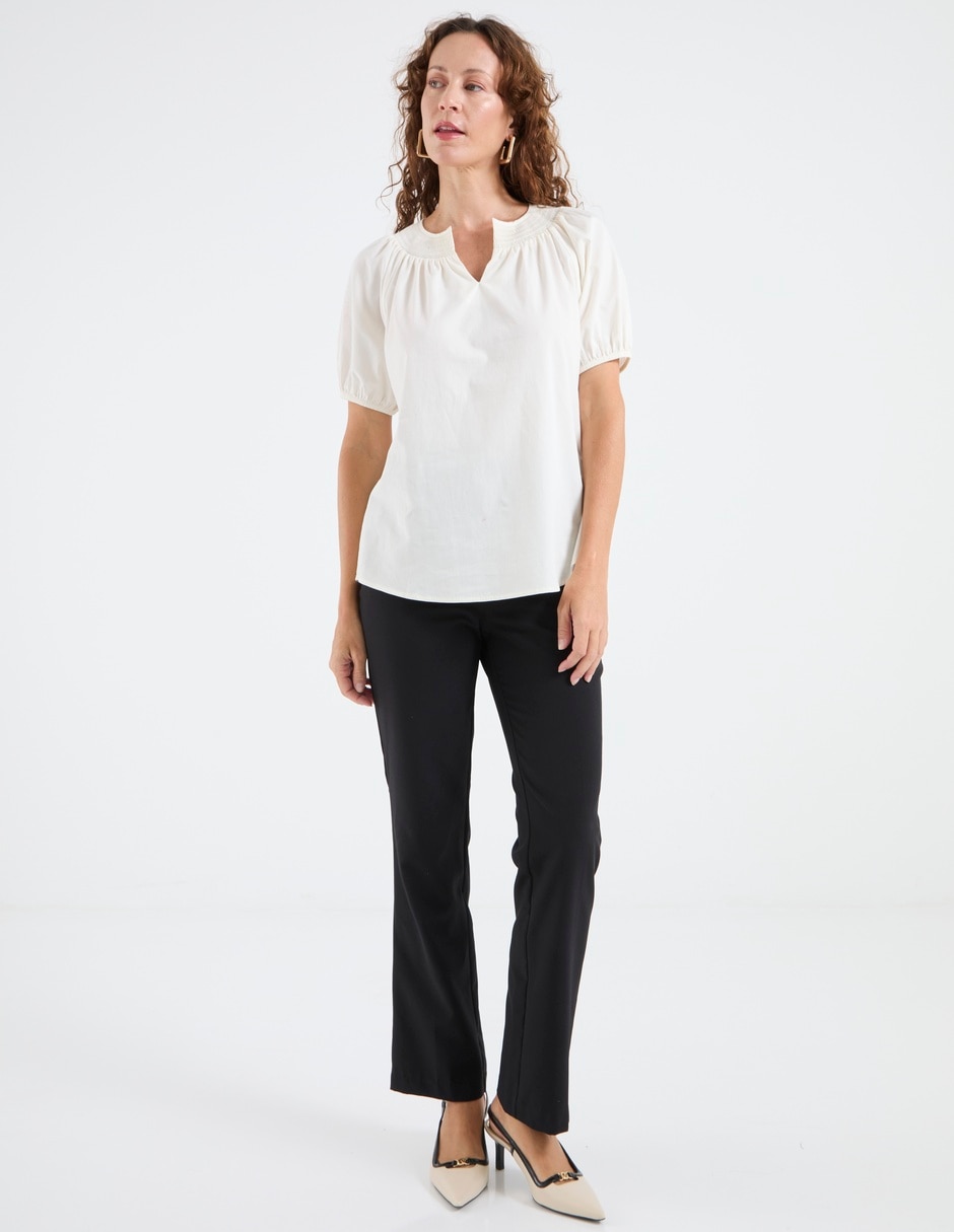 Blusa manga corta para mujer 3