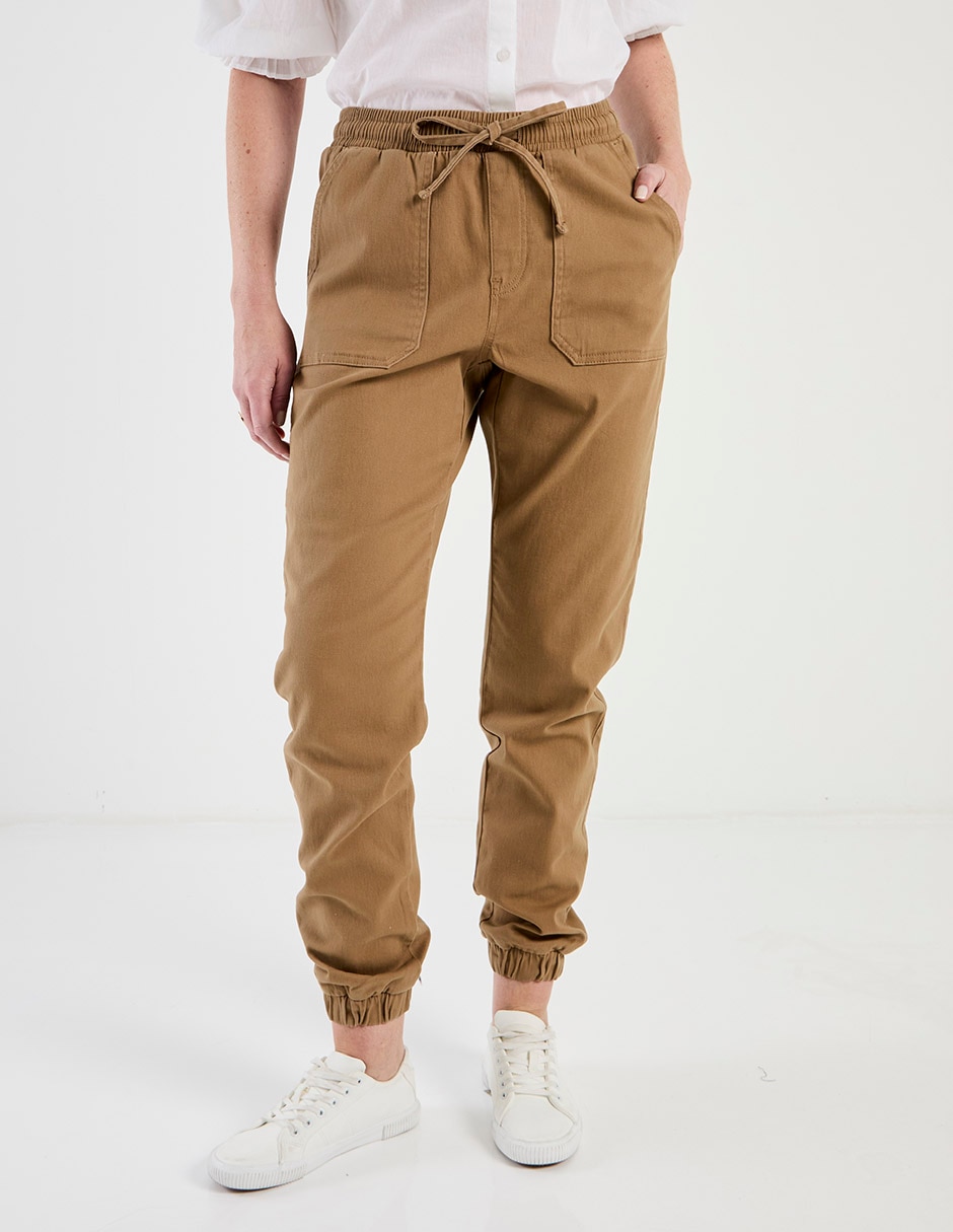 Pantalón jogger slim para mujer Pantalón jogger slim para mujer