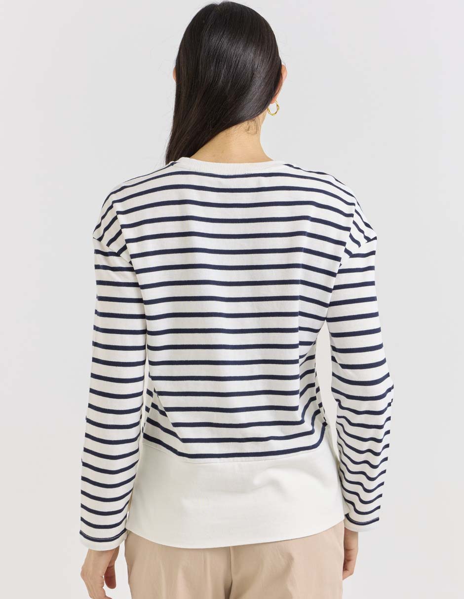 SUDADERA WKM26056-02 WEEKE, EG, BLANCO