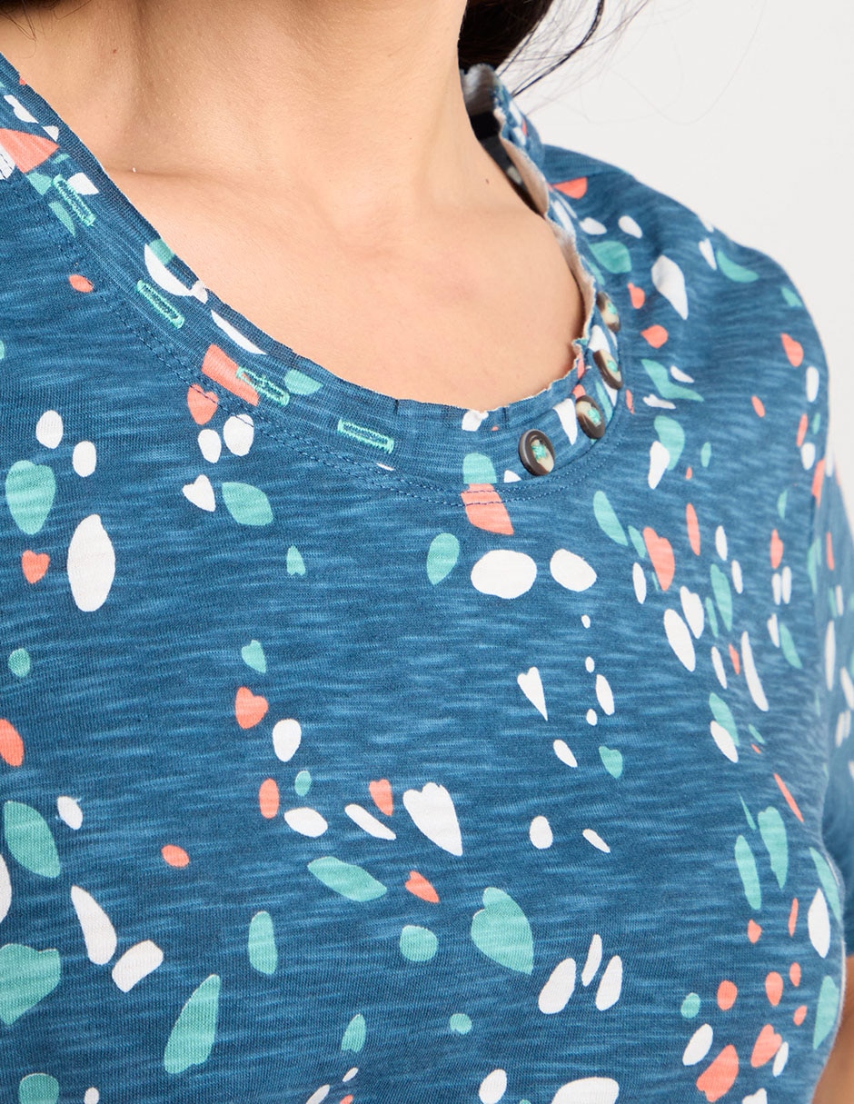 PLAYERA WKM26042-02, CH, AZUL PROFUNDO