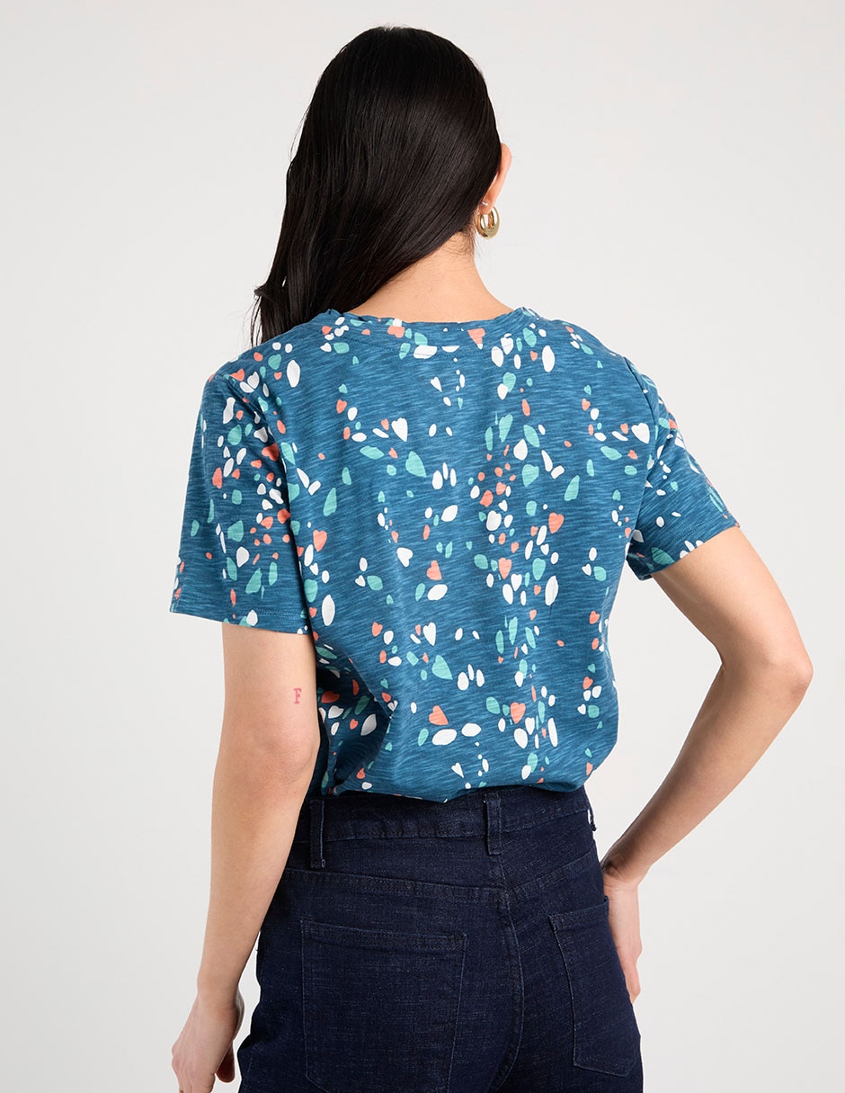 PLAYERA WKM26042-02, CH, AZUL PROFUNDO