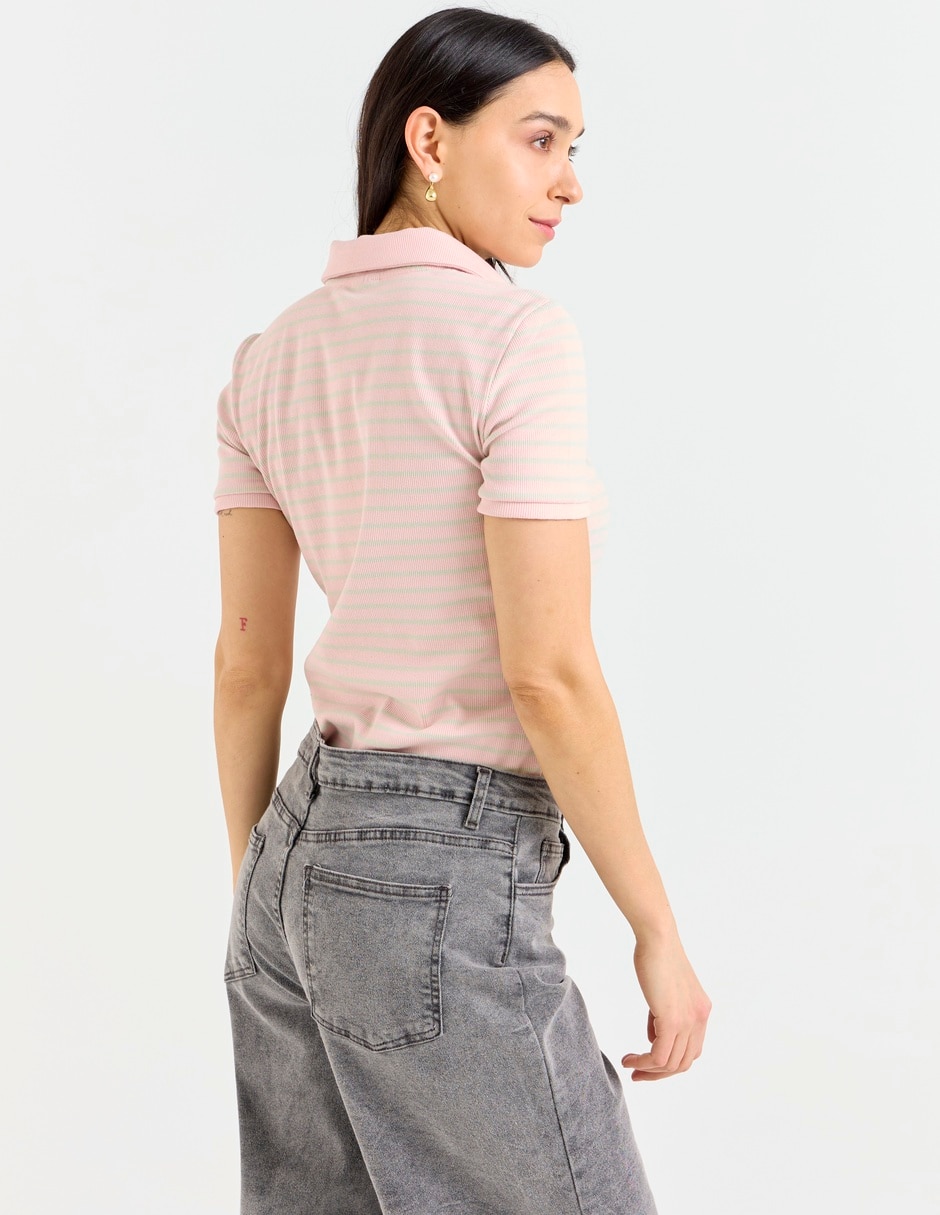 Playera tipo polo para mujer 2