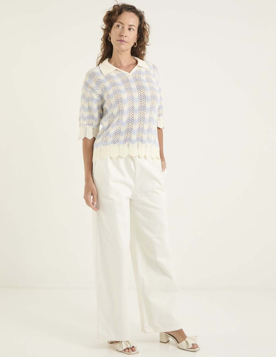 Pantalón easy pant wide leg para mujer 3