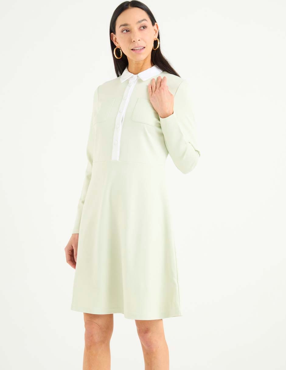 Vestido a la rodilla casual para mujer Vestido a la rodilla casual para mujer