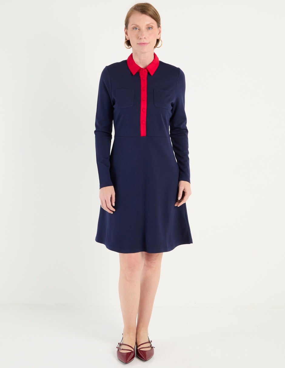 Vestido a la rodilla casual para mujer Vestido a la rodilla casual para mujer