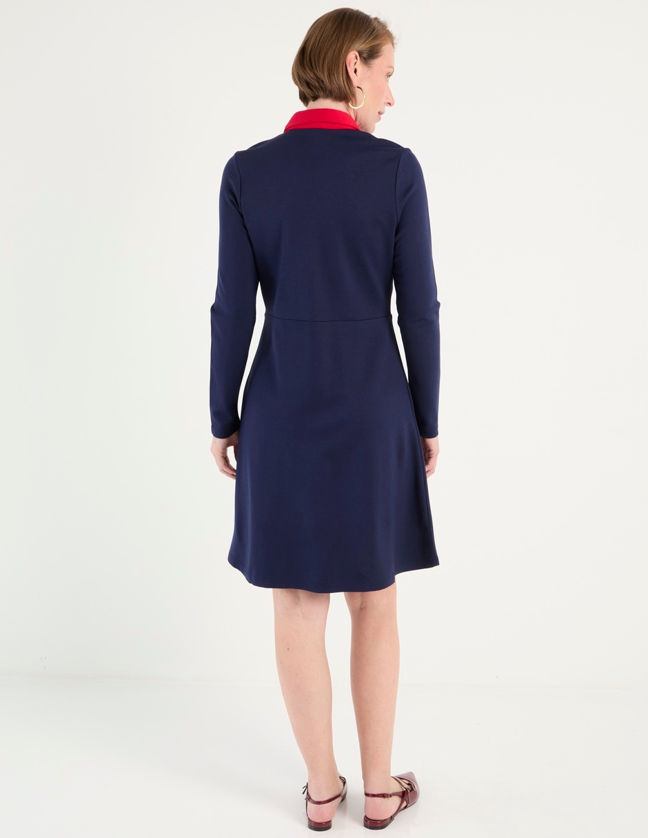 Vestido a la rodilla casual para mujer 2