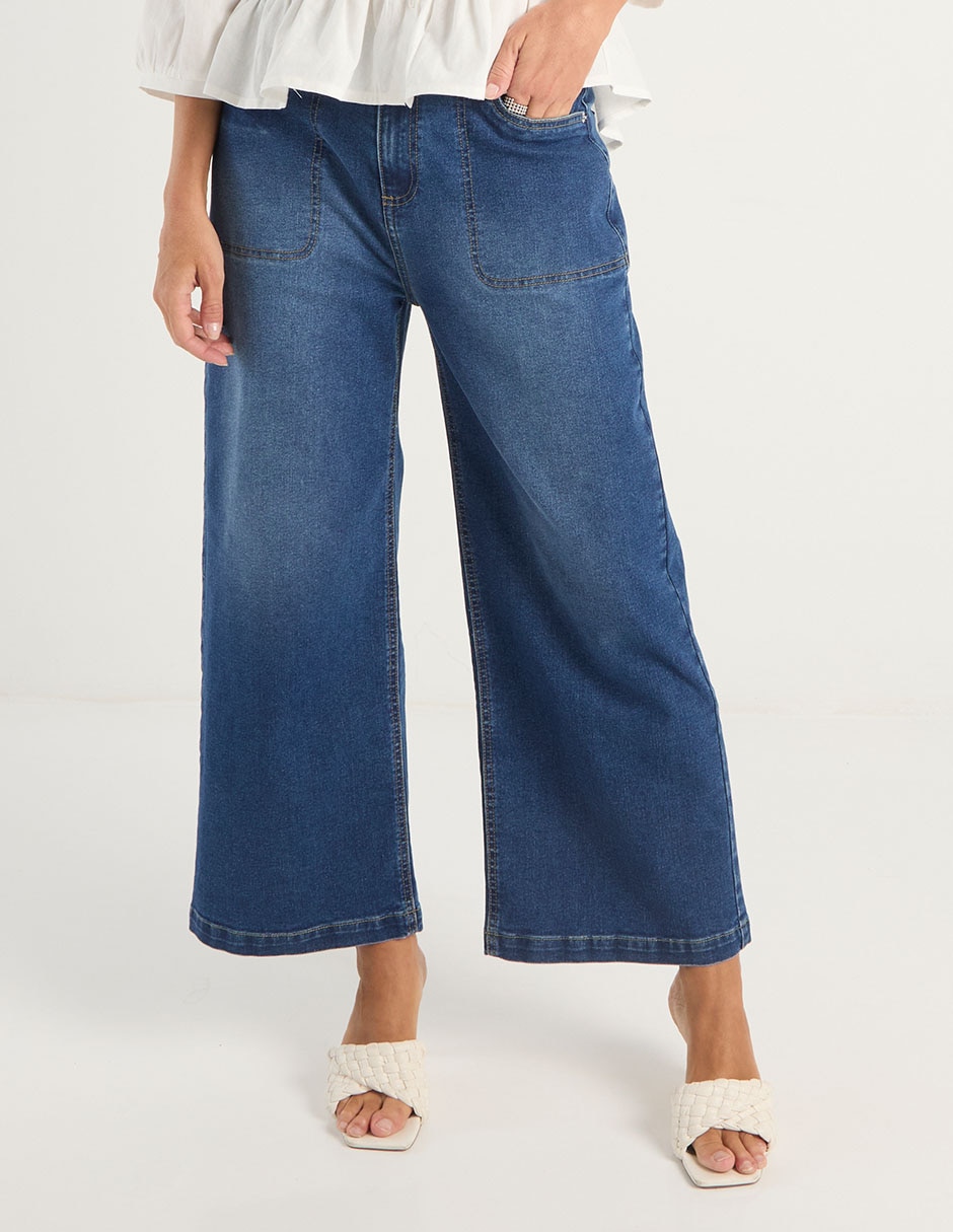 Jeans acampanado para mujer