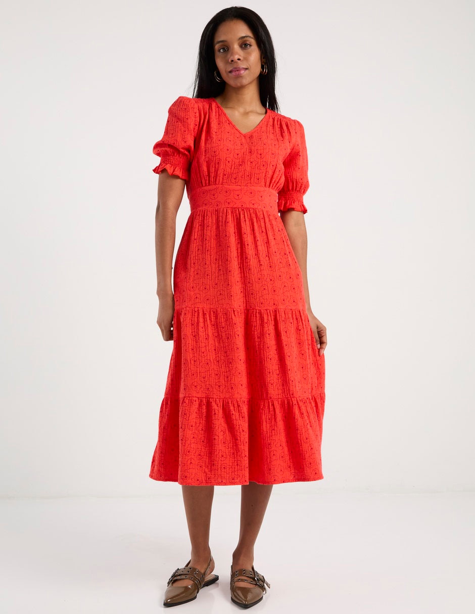 Vestido midi casual Winnie Pooh para mujer Vestido midi casual Winnie Pooh para mujer