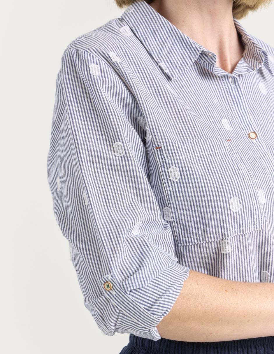 Blusa manga larga para mujer 4