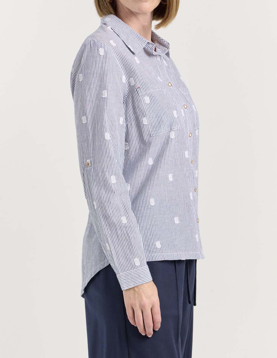 Blusa manga larga para mujer 5