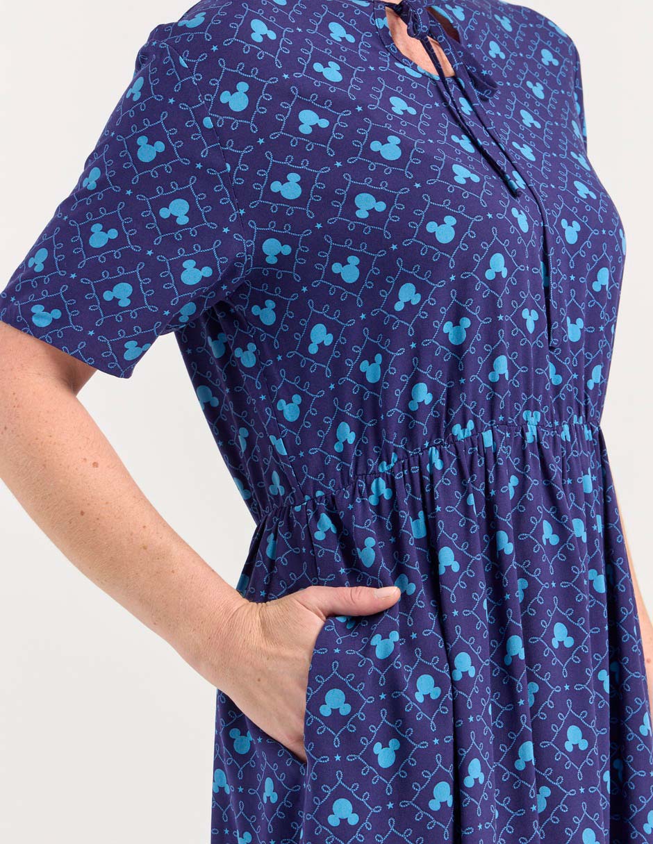Vestido midi casual Mickey Mouse 4