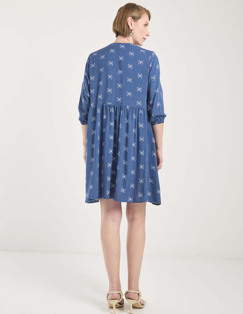 VESTIDO L RODILLA W, G, MARINO OBSCURO