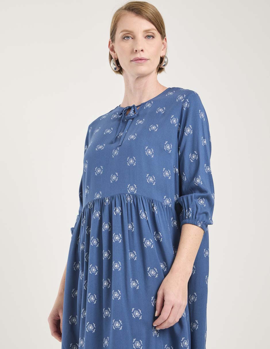 VESTIDO L RODILLA W, G, MARINO OBSCURO