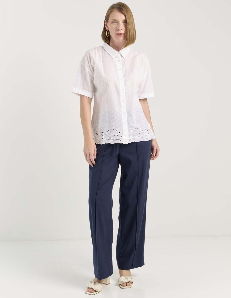 Blusa manga corta para mujer 3