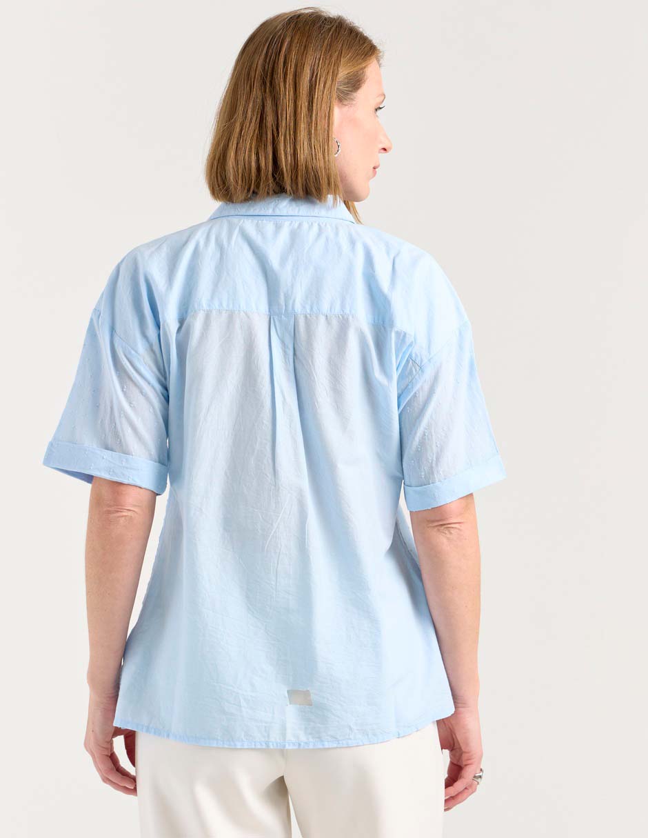 Blusa Weekend manga corta para mujer