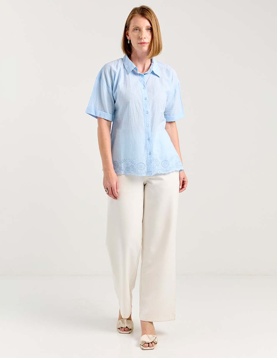 Blusa Weekend manga corta para mujer