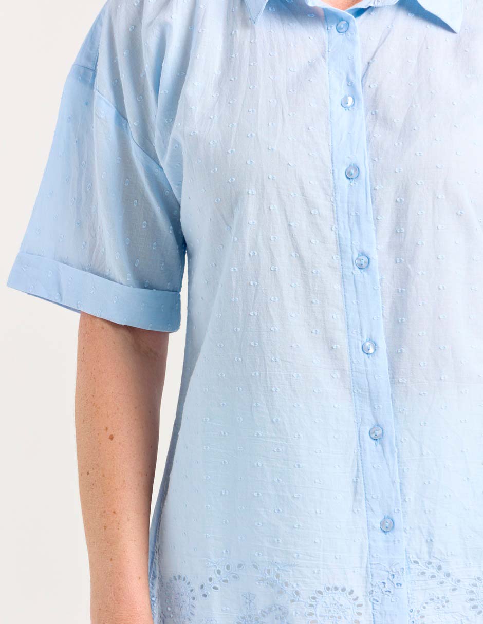 Blusa Weekend manga corta para mujer