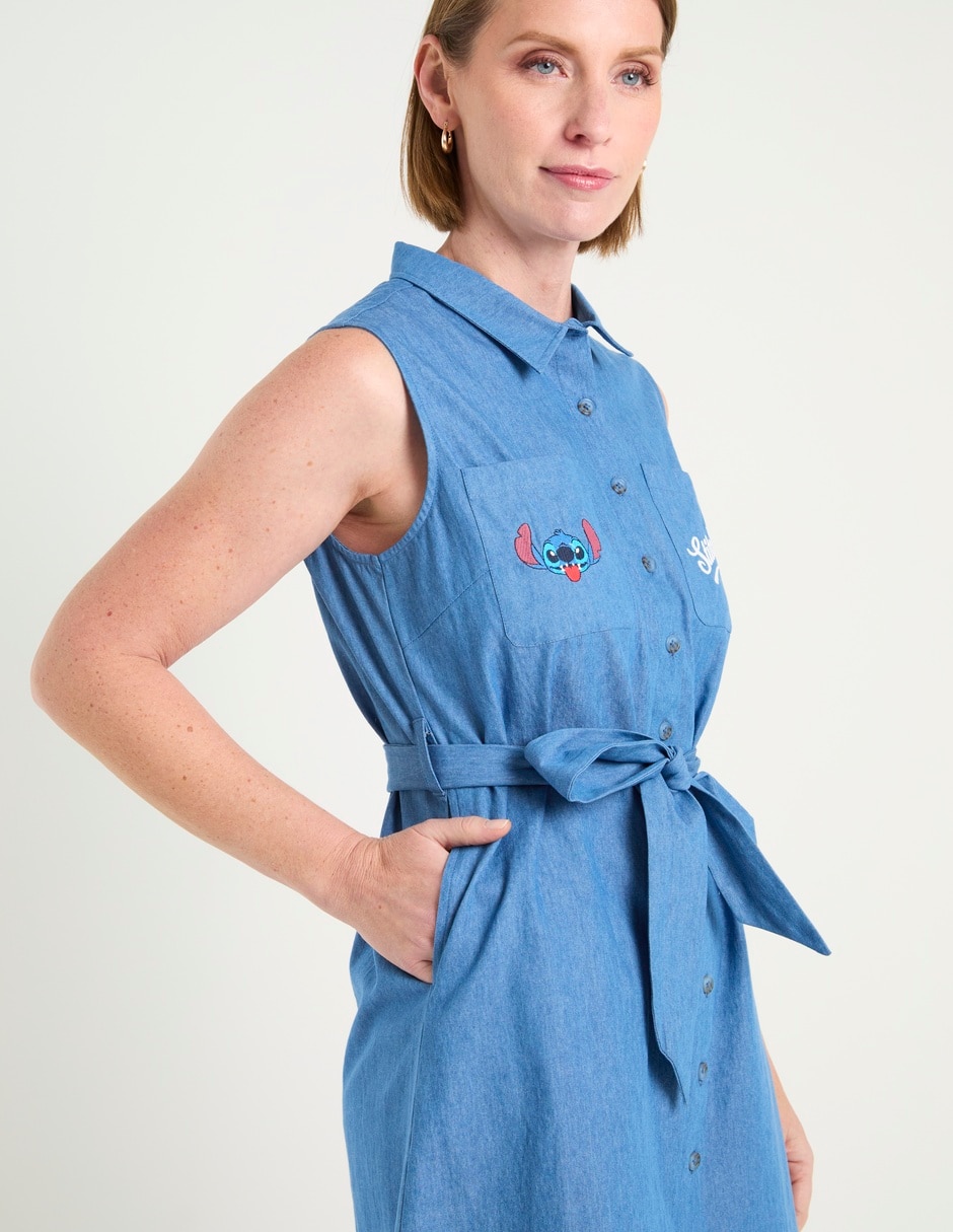 Vestido arriba de la rodilla casual Stitch 4