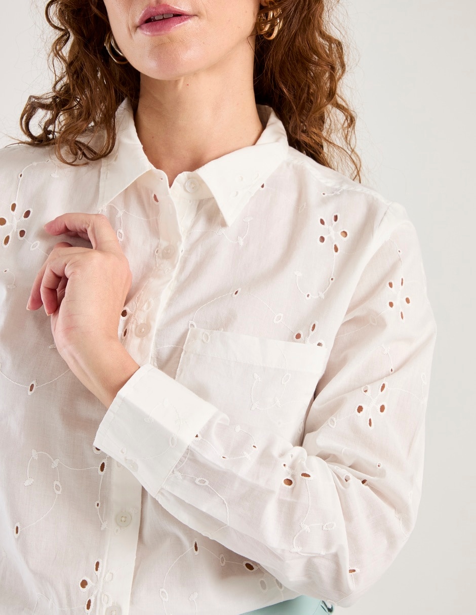 Blusa manga larga para mujer 4