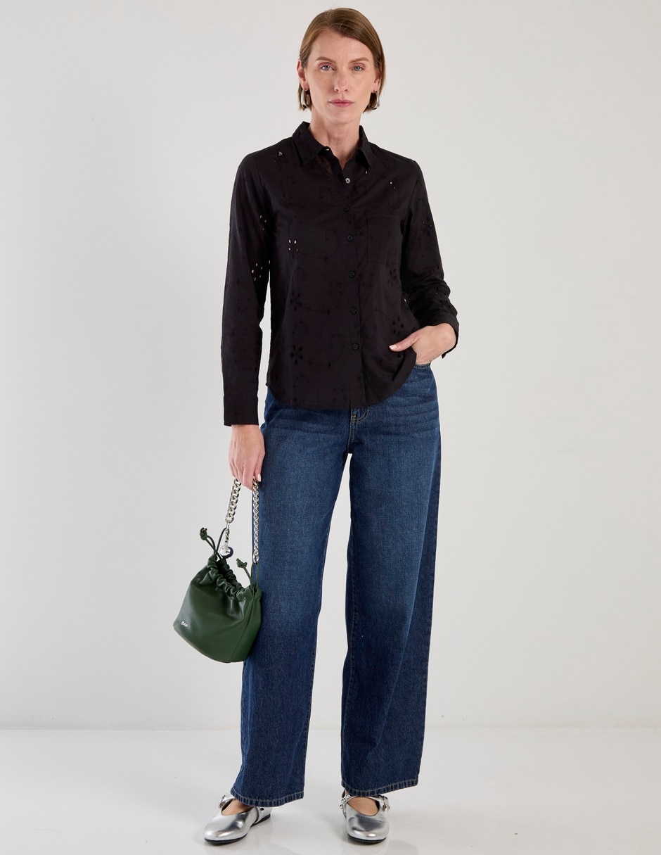 Blusa Weekend manga larga para mujer