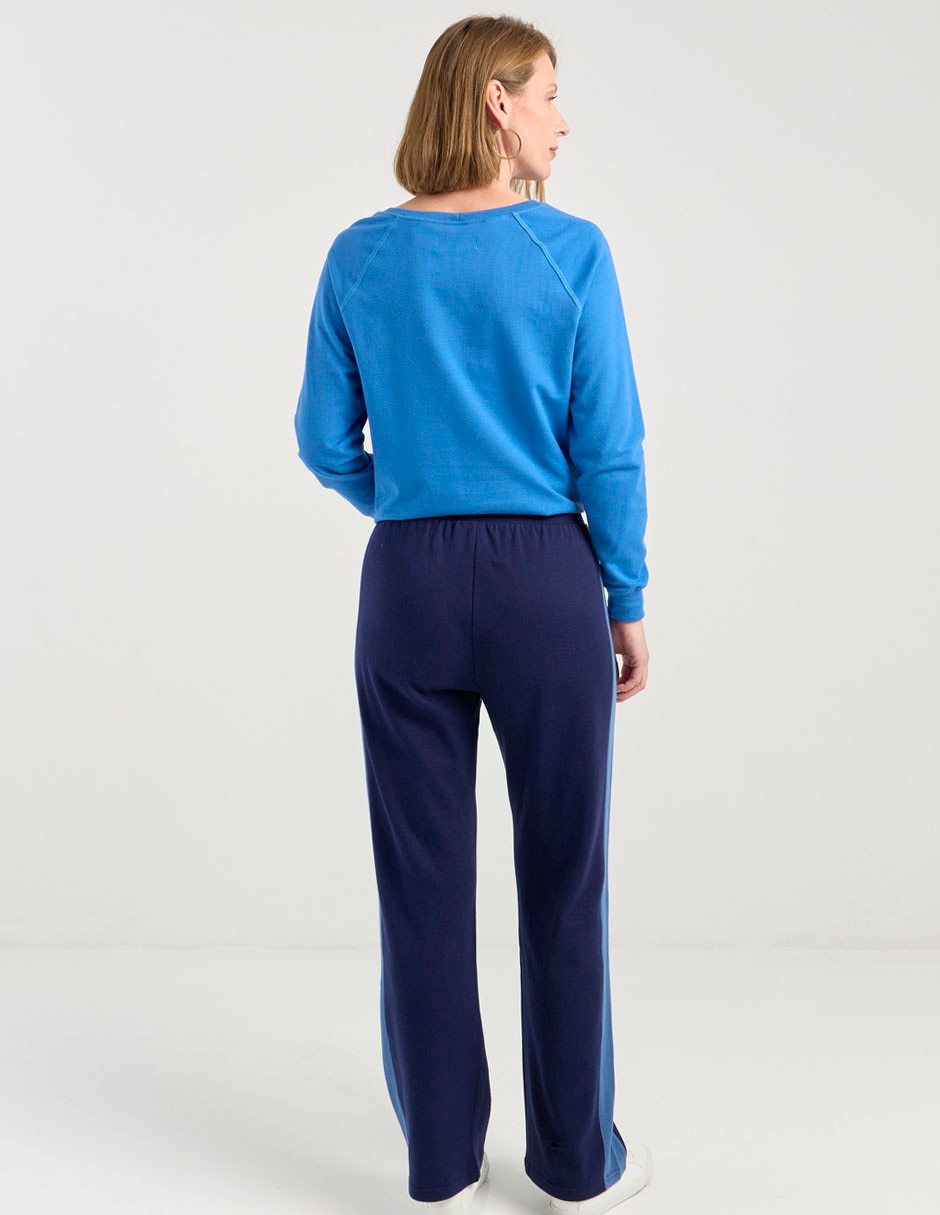 Pants straight con elástico para mujer 2