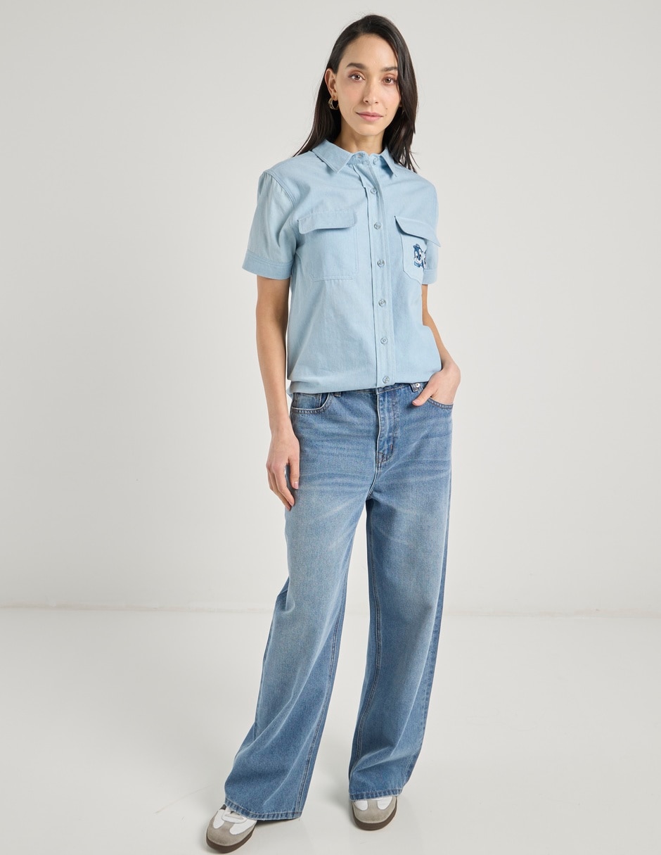Blusa manga corta para mujer 2