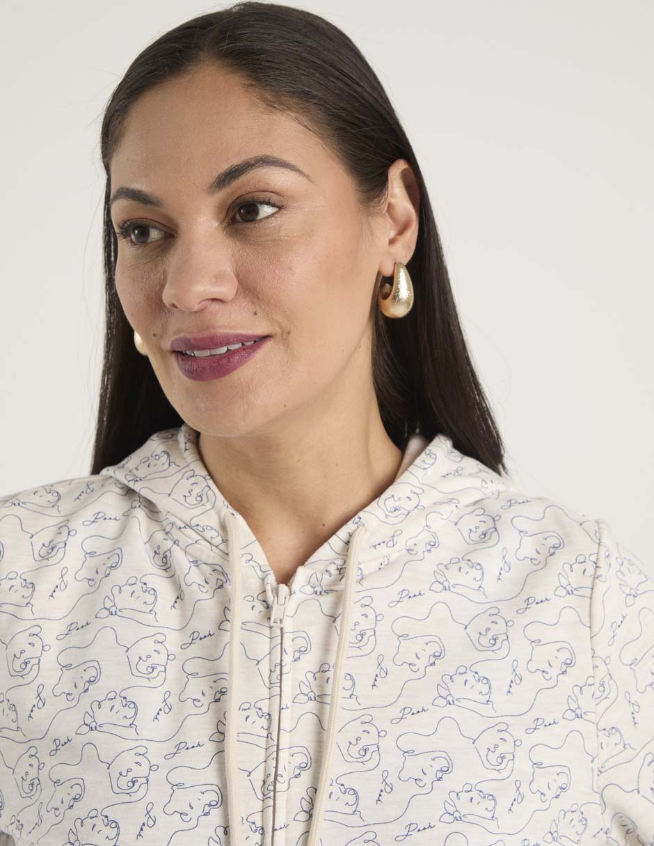 Sudadera con capucha y bolsa Winnie the Pooh para mujer 4