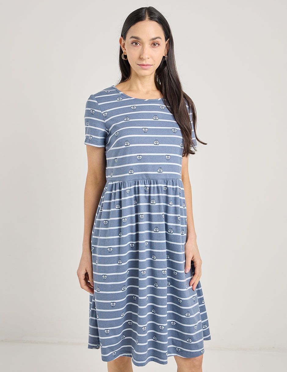 Vestido a la rodilla casual para mujer Vestido a la rodilla casual para mujer