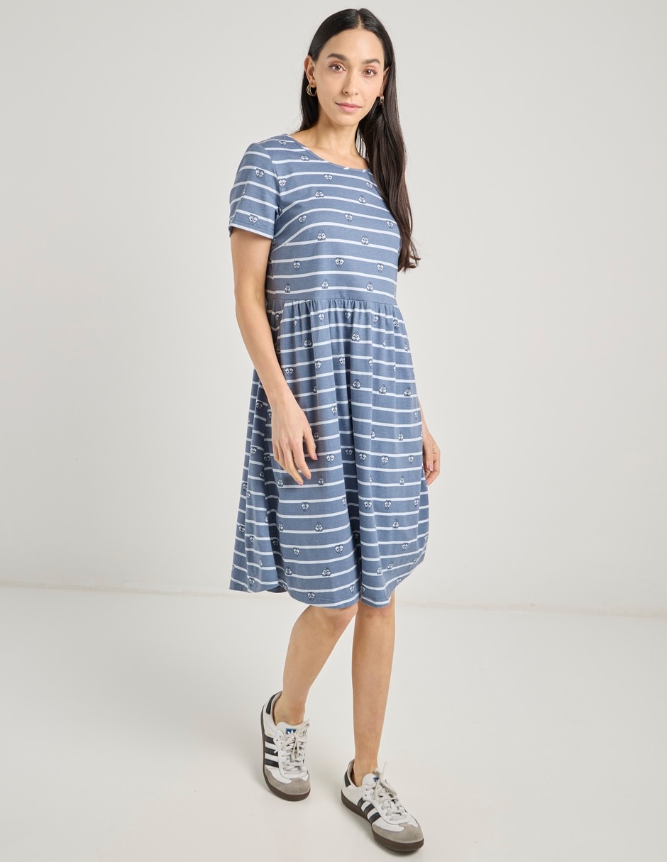 Vestido a la rodilla casual para mujer 3
