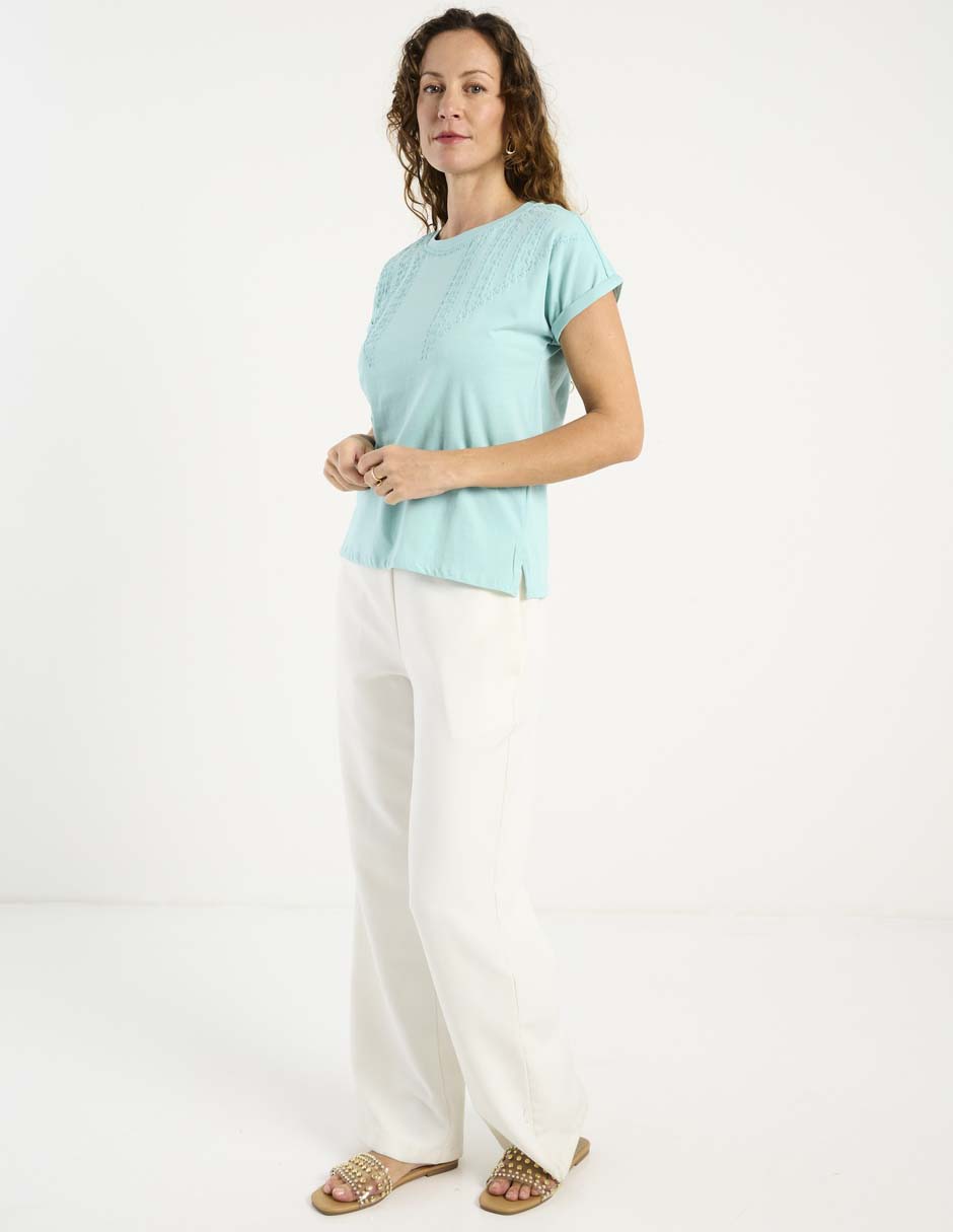 PLAYERA WKMR26576-03 WE, G, VERDE AGUA
