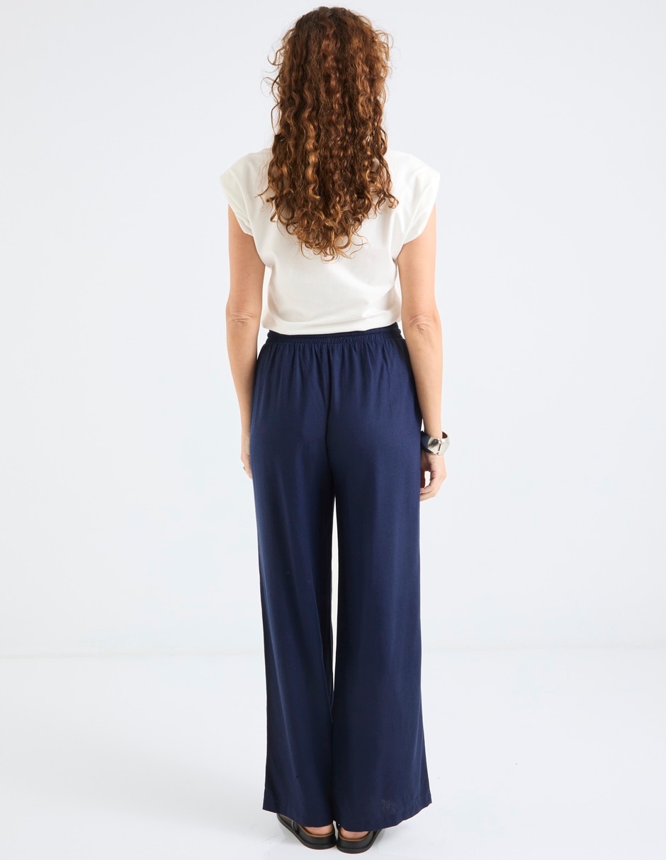 PANTALON WEEKEND, M, AZUL MARINO LISO C