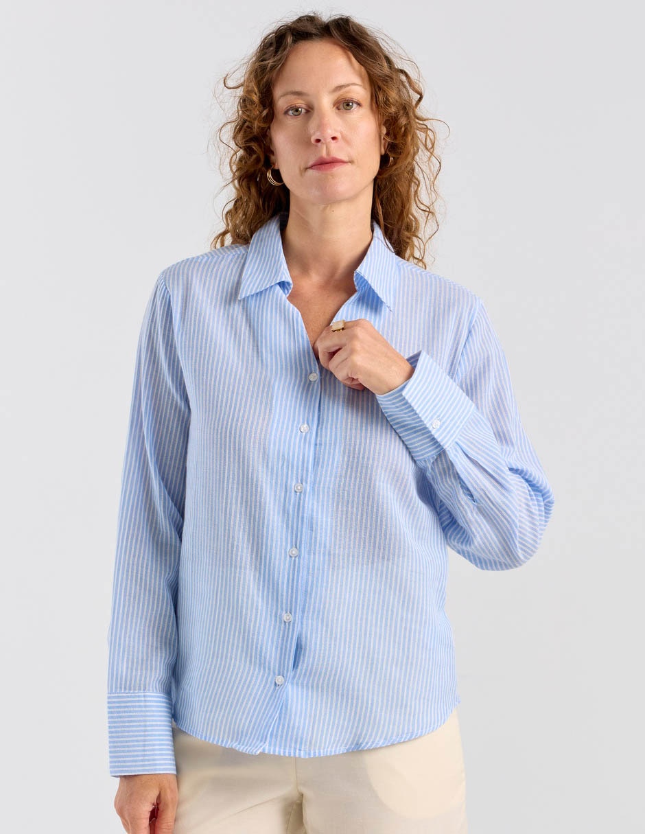 Blusa manga larga para mujer