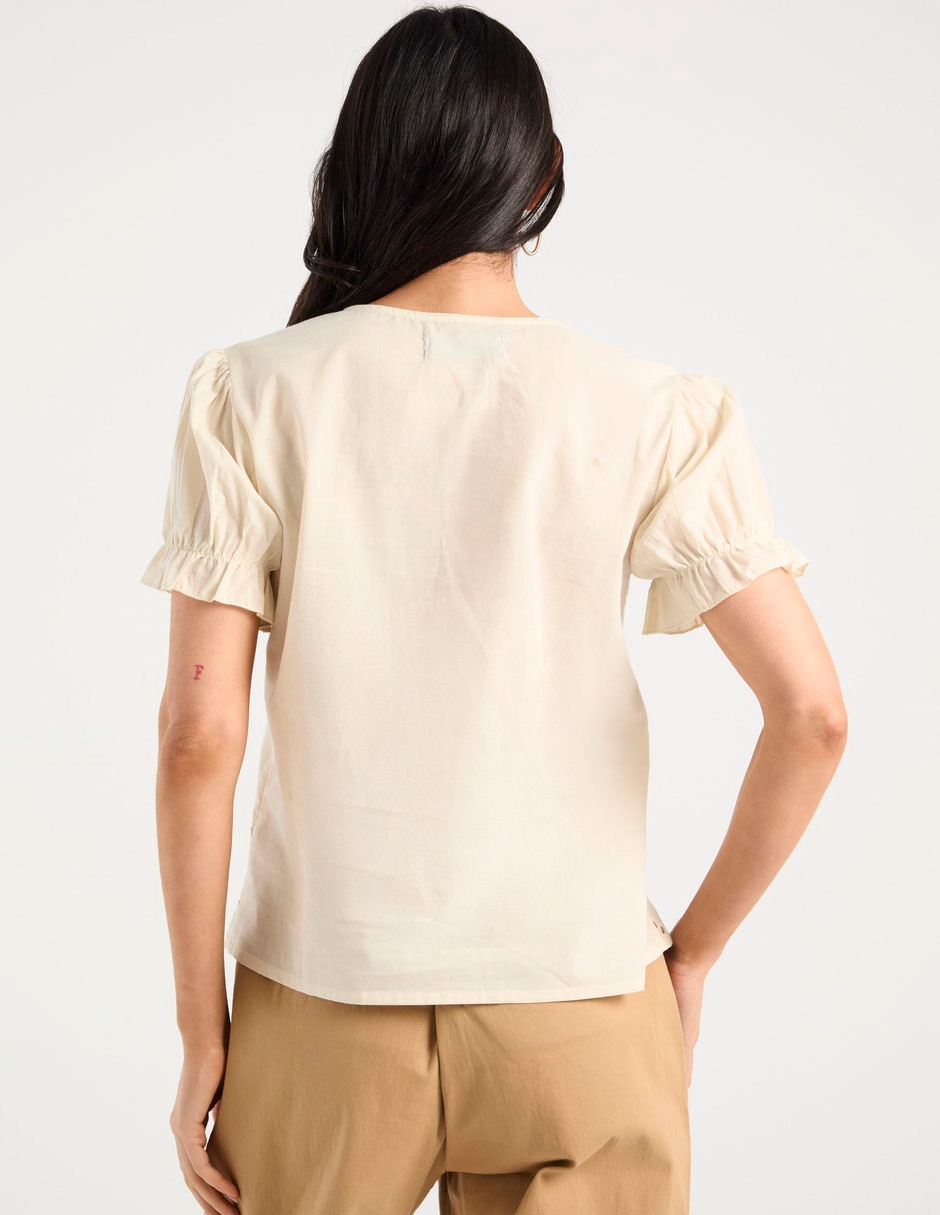 Blusa manga corta para mujer 2