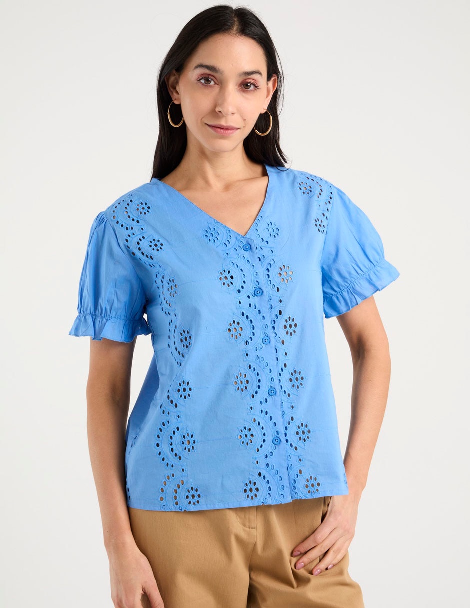 Blusa manga corta para mujer Blusa manga corta para mujer