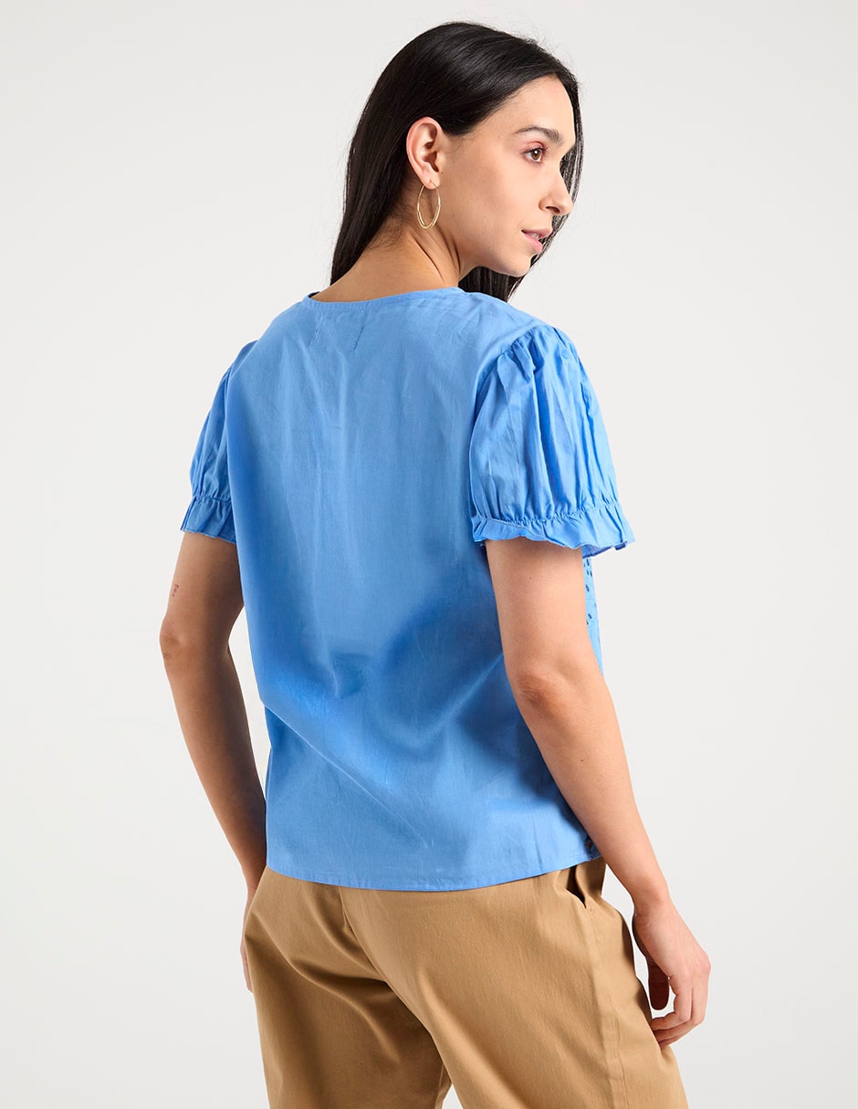Blusa Weekend manga corta para mujer