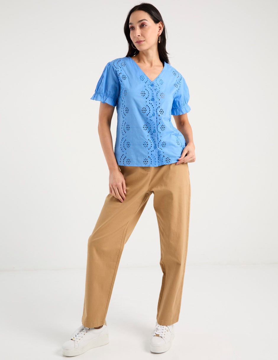 Blusa Weekend manga corta para mujer