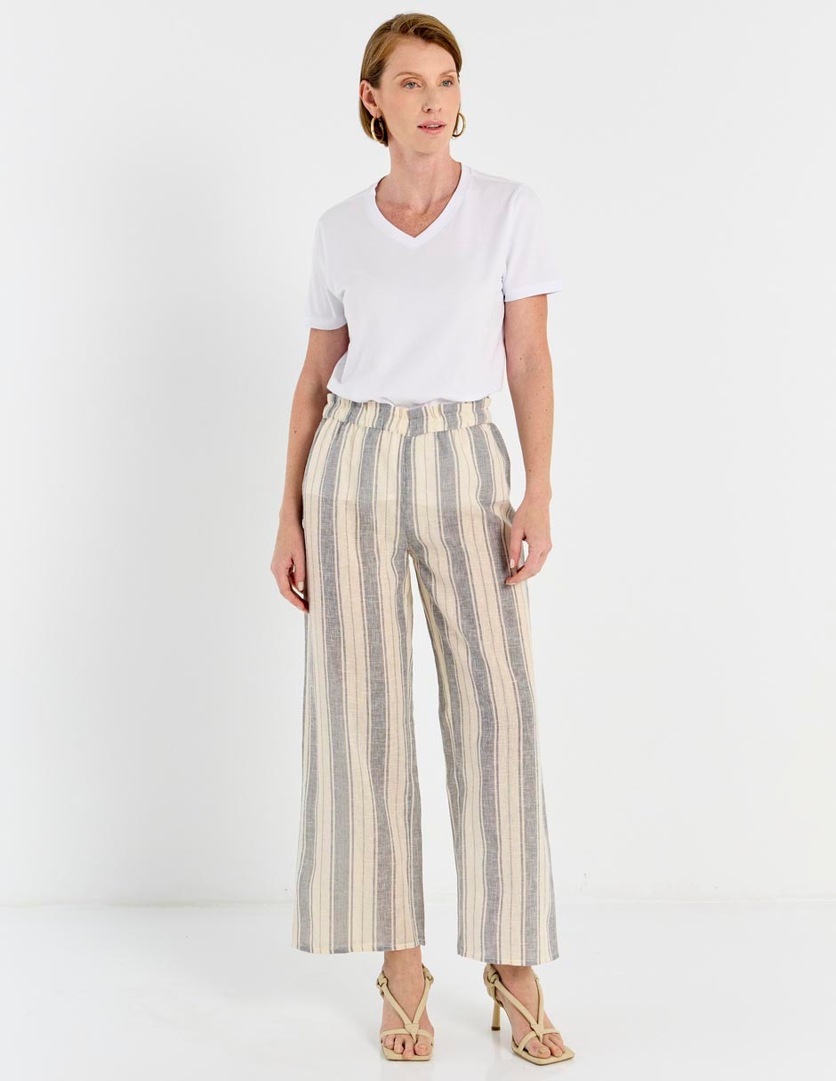 Pantalón relaxed wide leg para mujer 3