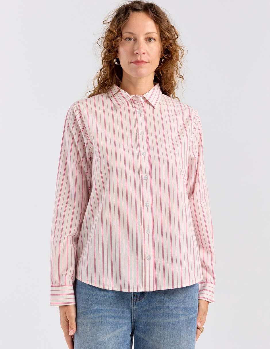 Blusa manga larga para mujer