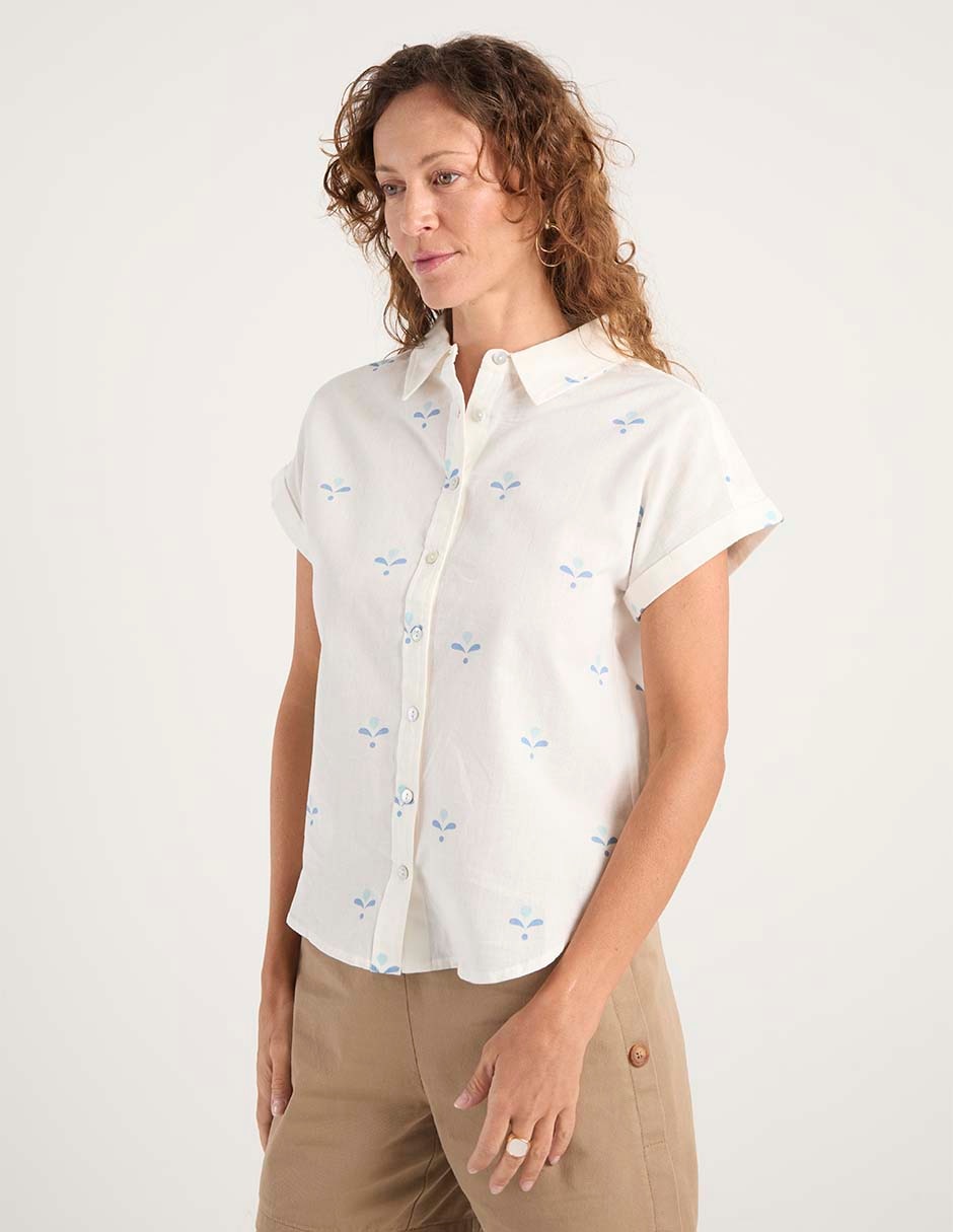 Blusa Weekend manga corta para mujer
