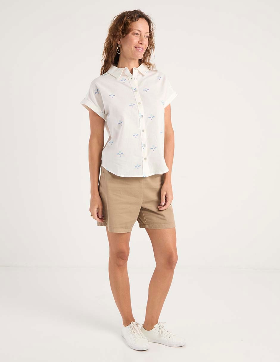 Blusa Weekend manga corta para mujer