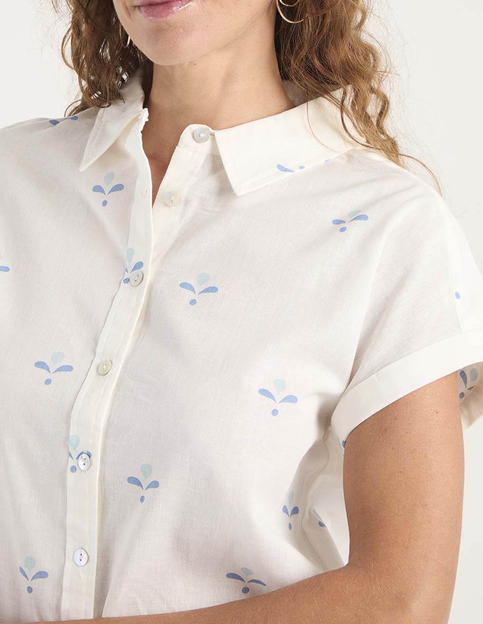 Blusa Weekend manga corta para mujer