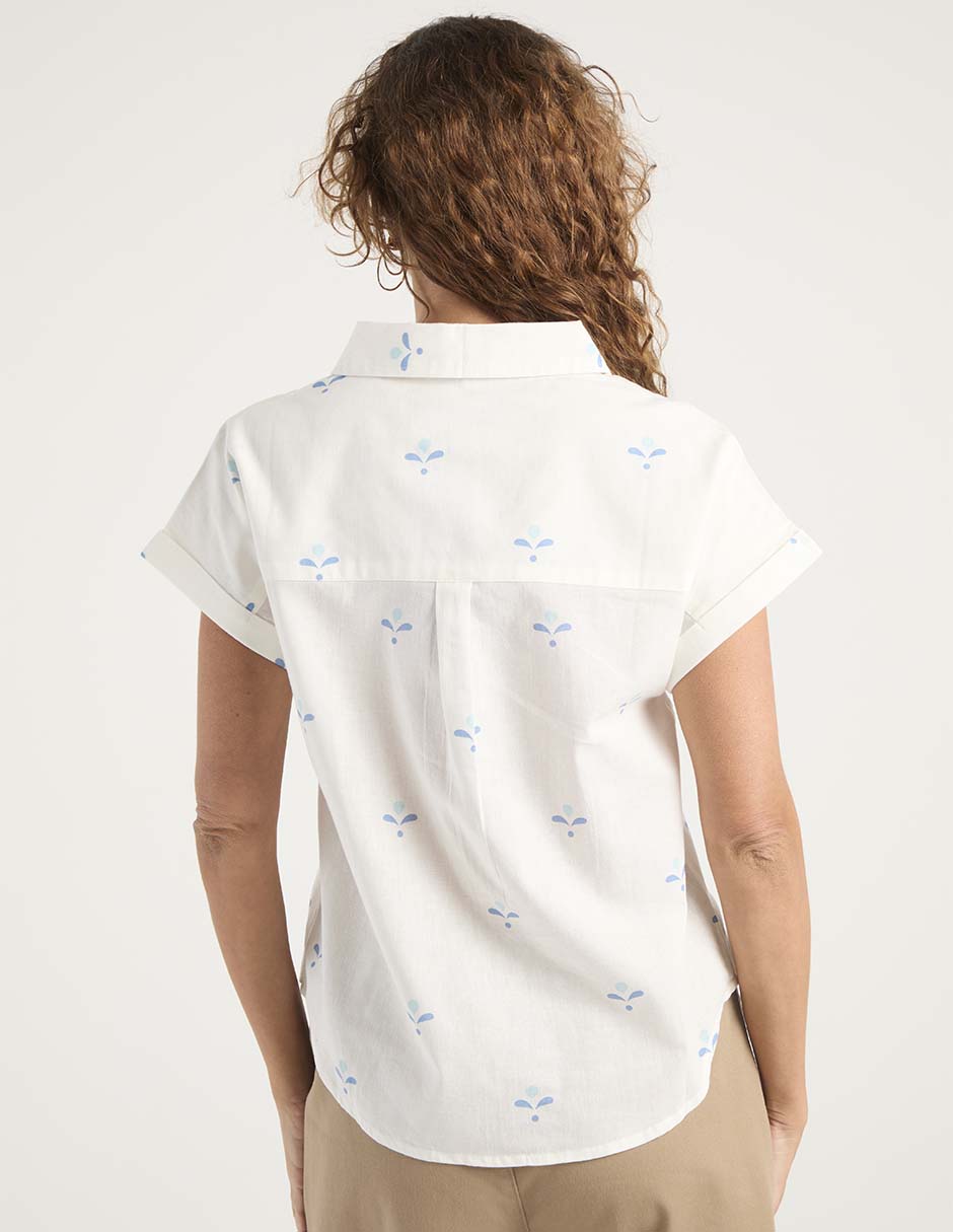 Blusa Weekend manga corta para mujer