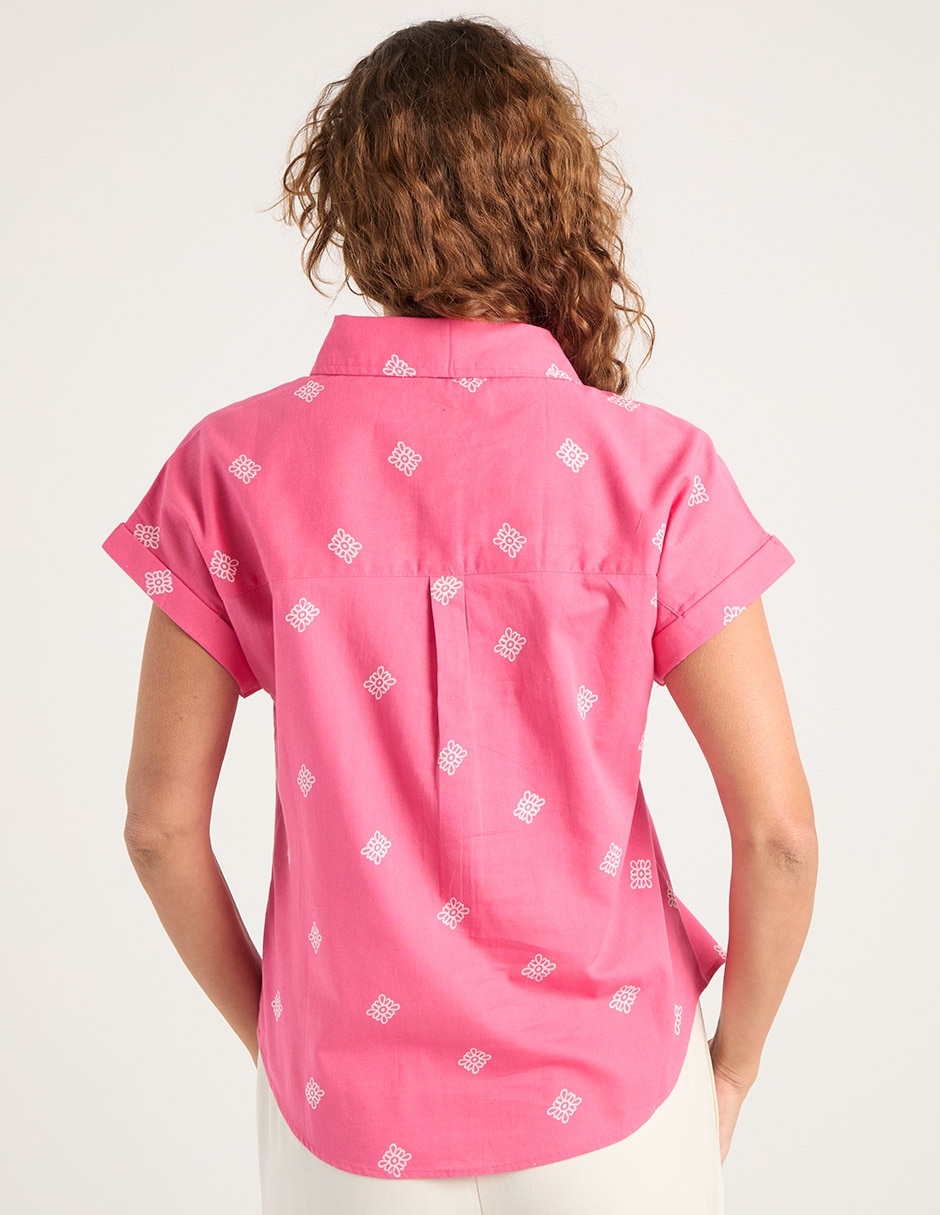 Blusa manga corta para mujer 6