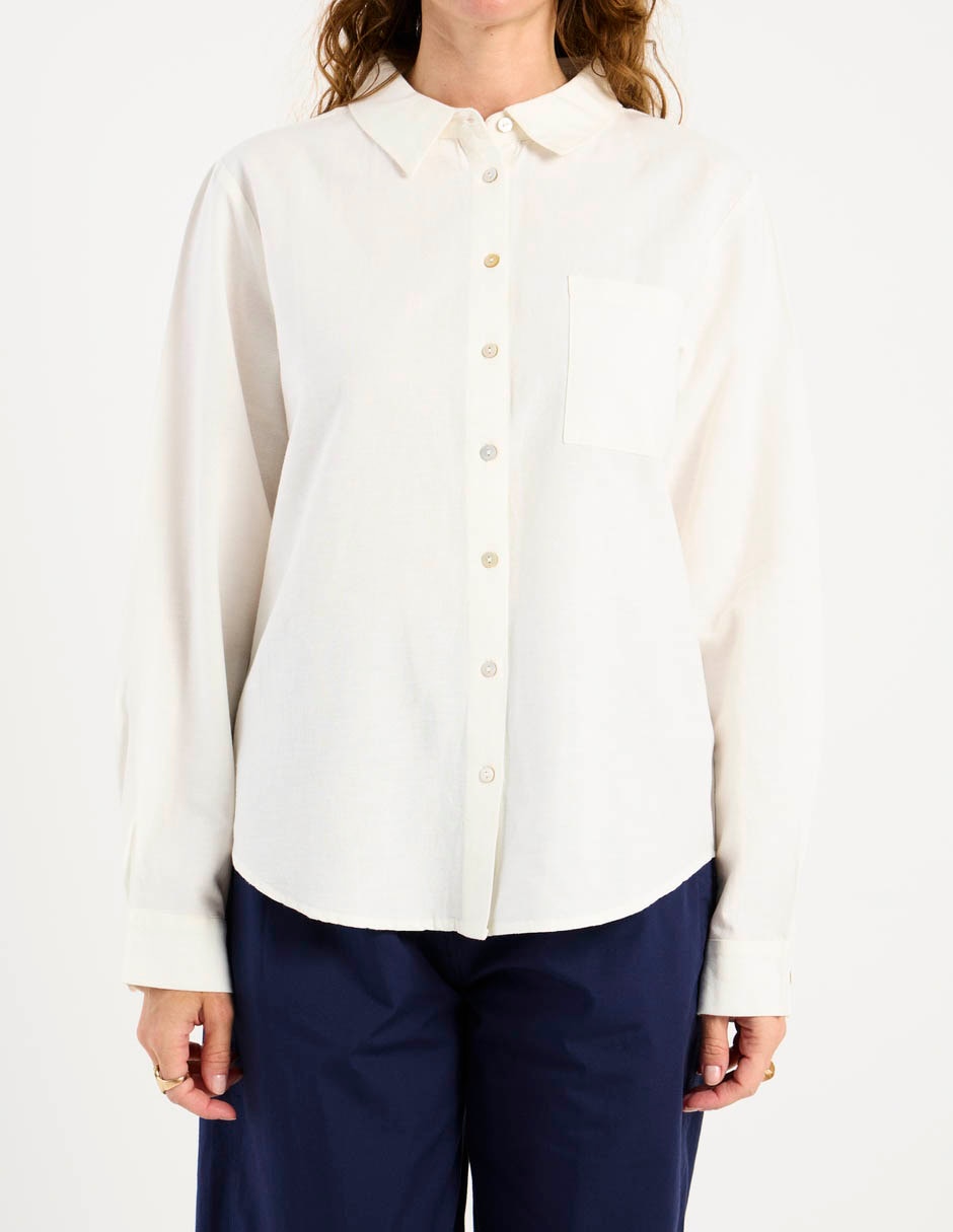 Blusa camisera manga larga para mujer 7