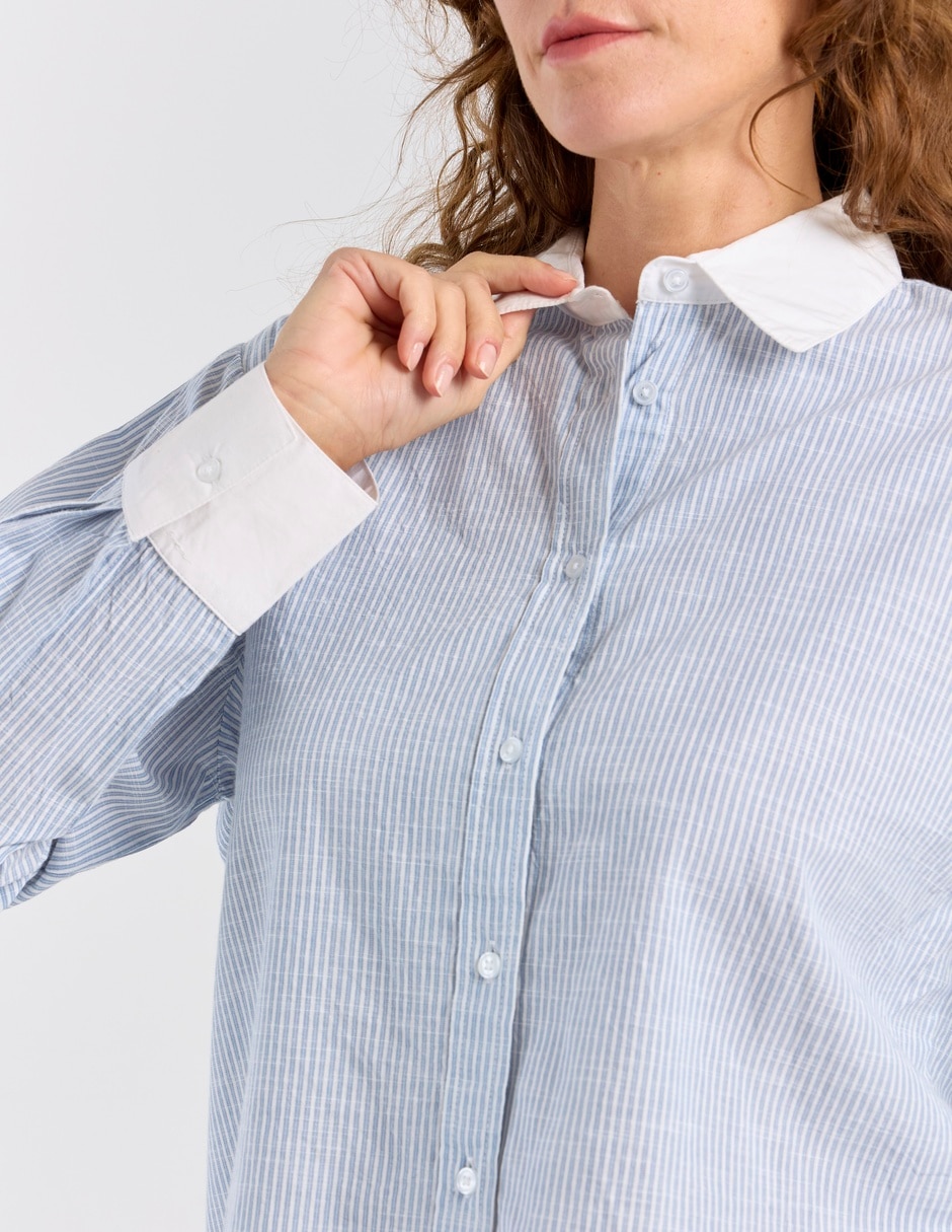 Blusa manga larga para mujer 4
