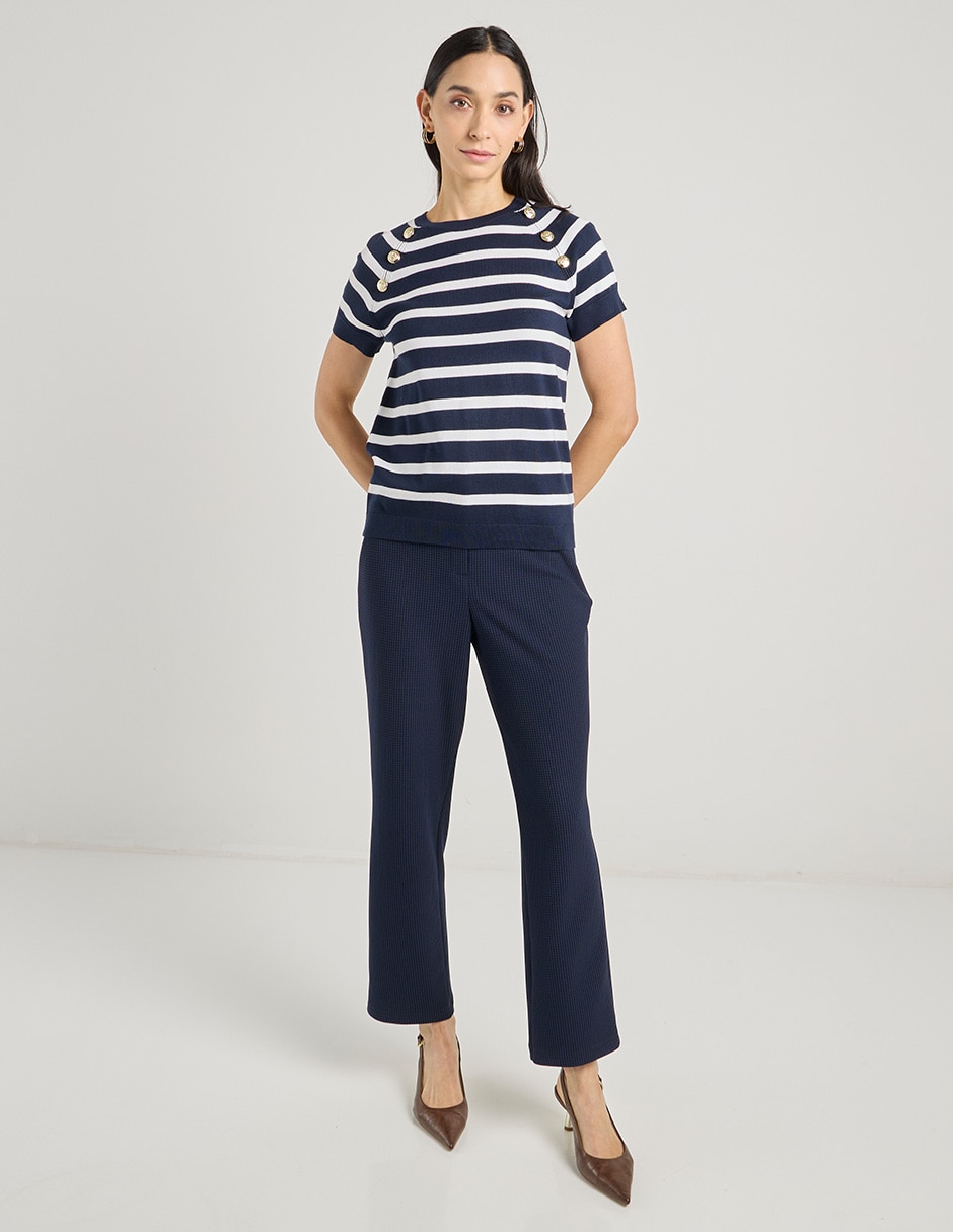 Blusa manga corta para mujer 3
