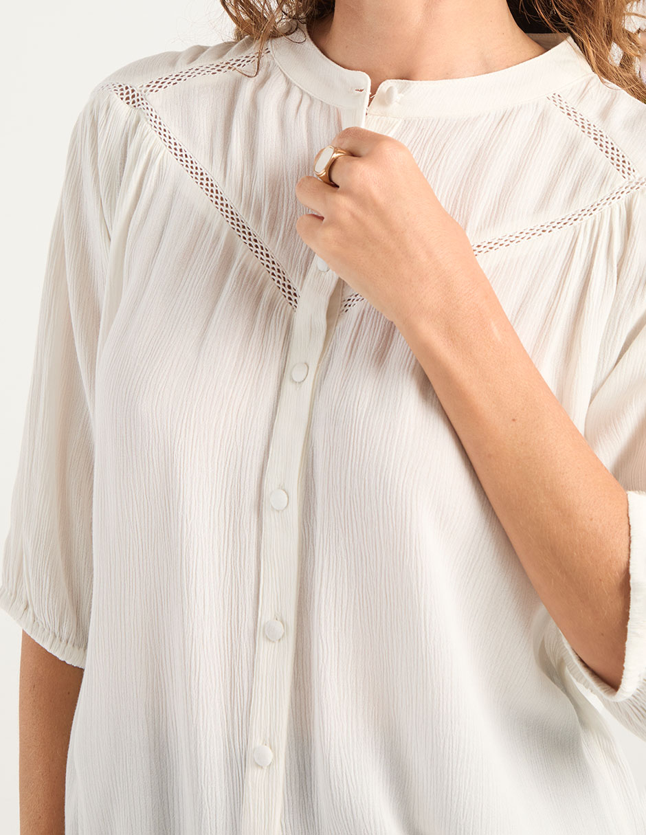Blusa manga 3/4 para mujer 4