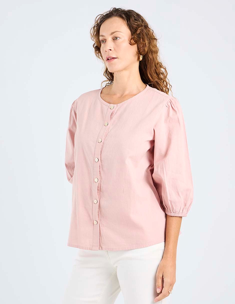 Blusa manga 3/4 para mujer Blusa manga 3/4 para mujer