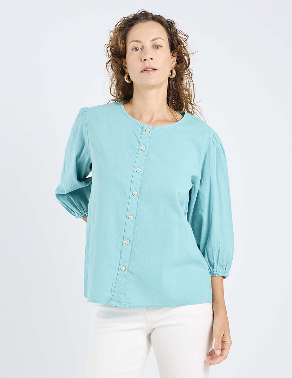 Blusa manga 3/4 para mujer