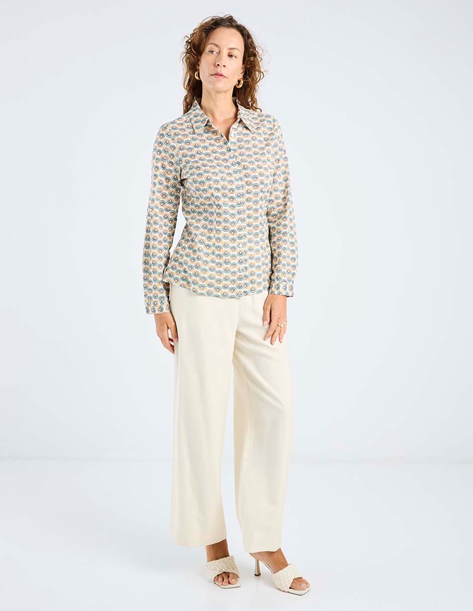 Blusa manga larga para mujer 3